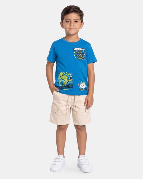 Polo Niño Eros Azulino French