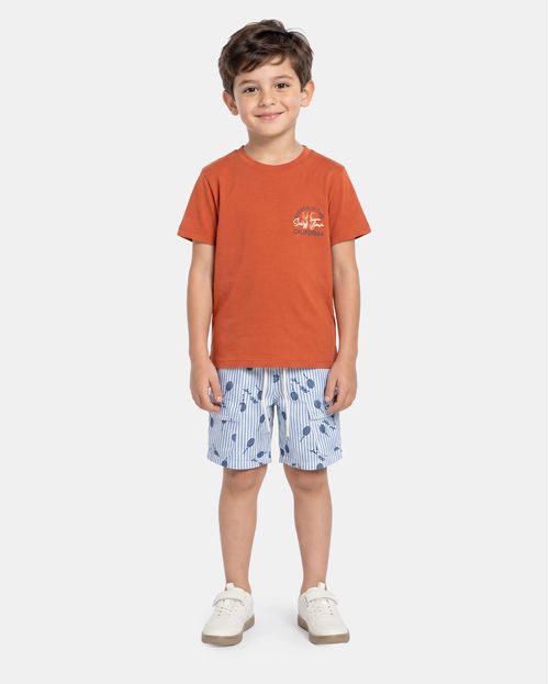 Polo Niño Eros Naranja Ochre