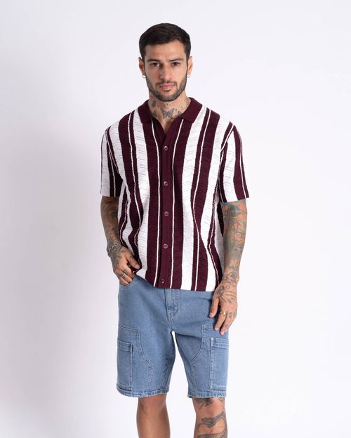 Camisa Hombre Brody Vino Wine