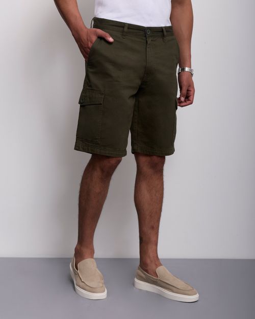 Bermuda Hombre Manuel Verde Bronze