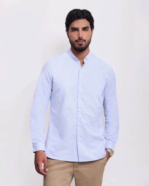 Camisa Hombre Romeo Celeste Bell