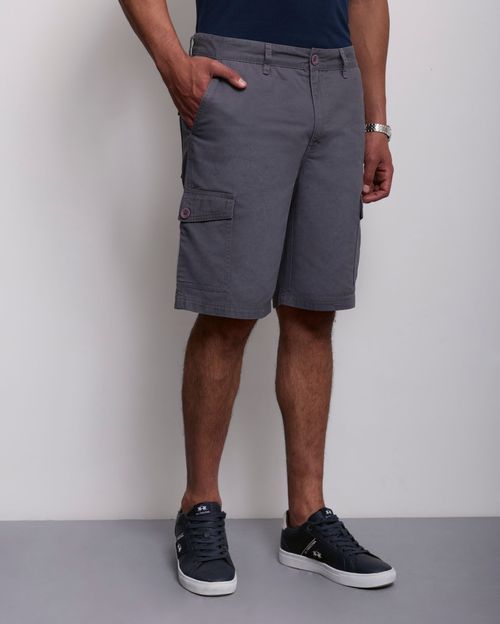 Bermuda Hombre Manuel Gris Oscuro