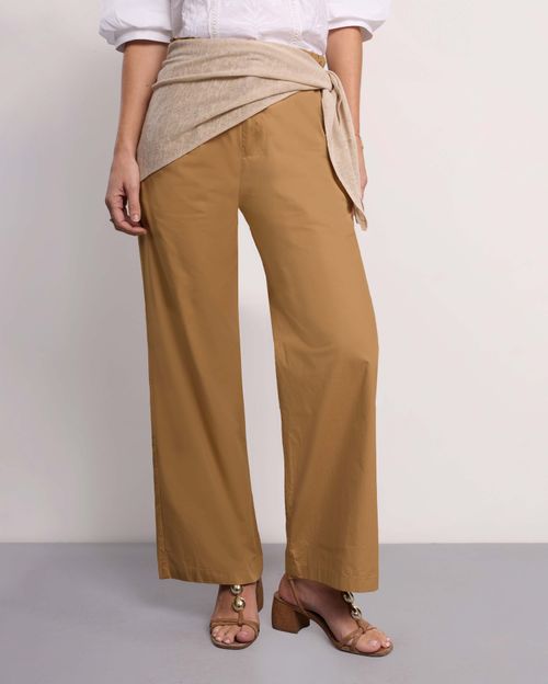 Pantalón Mujer Yoko Beige Oscuro