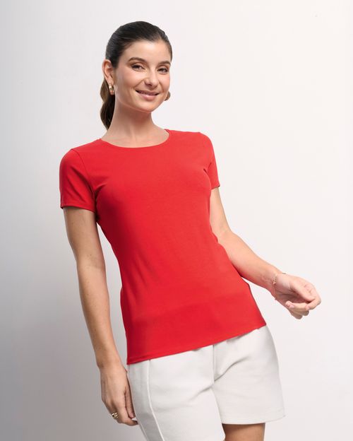 Polo Mujer Dévora Core Rojo
