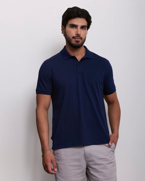 Polo Cuello Camisa Hombre Renato Azul Náutico