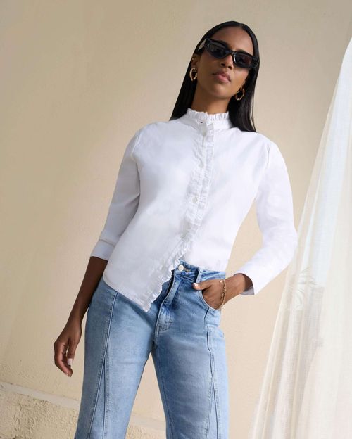Blusa Mujer Adara Blanco Optico