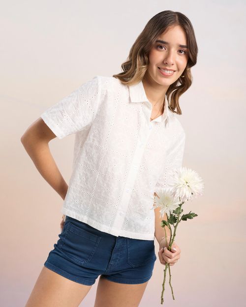 Blusa Mujer Ariacnela Coco