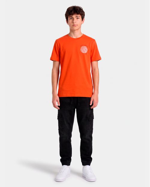Polo Jovencito Ramiro Naranja Oscuro