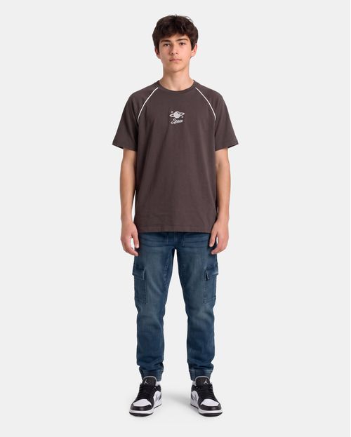 Polo Jovencito Ivan Gris Oscuro