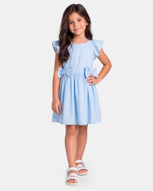 Vestido Niña Angelina Celeste Bell