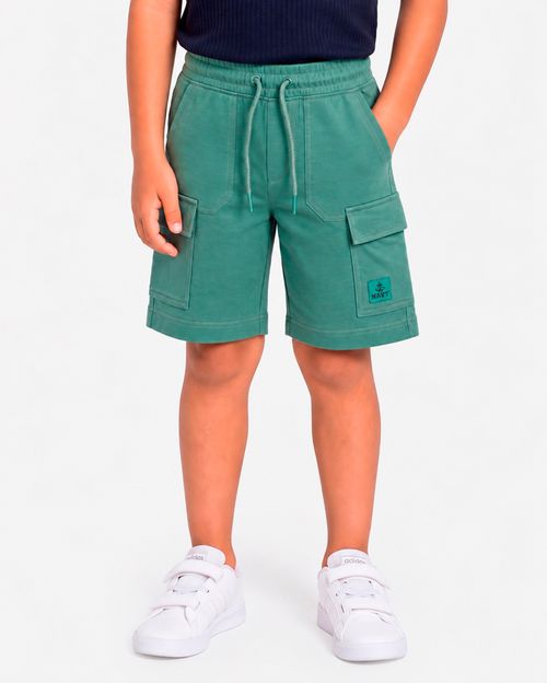 Bermuda Niño Liam Verde Teal