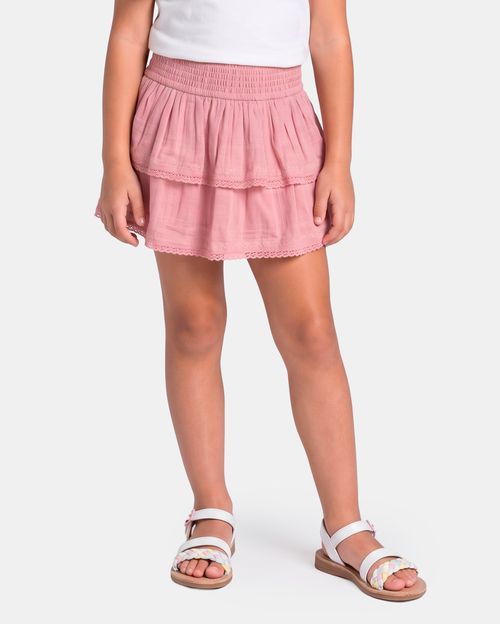 Falda Short Niña Mafer Rosa Barbie