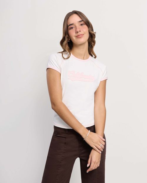 Polo Mujer Elsa Blanco Optico