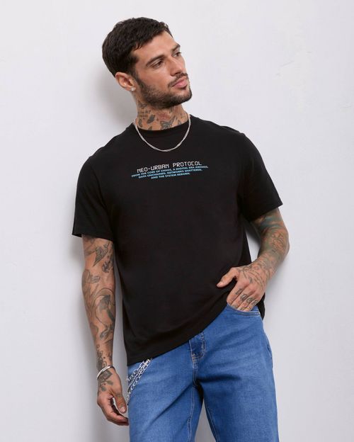 Polo Hombre Manuel Negro New