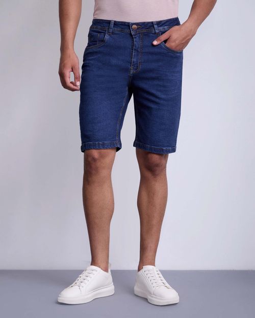 Bermuda Denim Hombre Hoper Azul