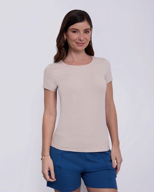 Polo Mujer Devora Core Beige Crema