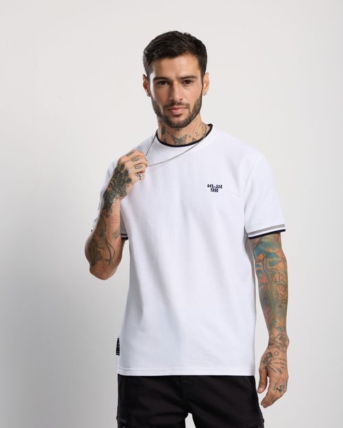 Polo Hombre Connor Blanco Optico