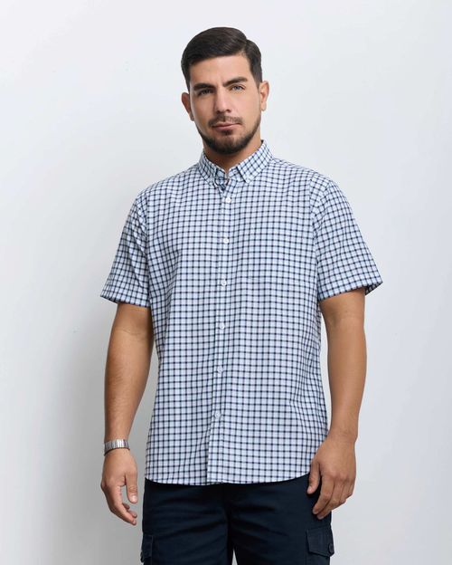 Camisa Hombre Ruben Turqueza Claro