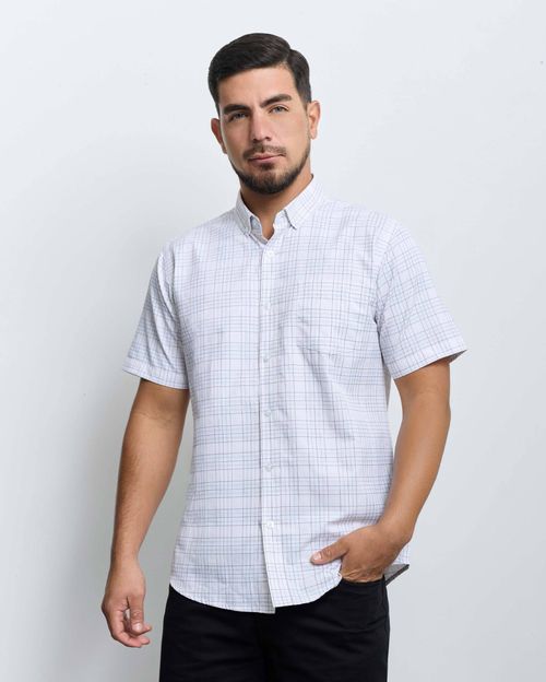 Camisa Hombre Ruben Blanco Optico