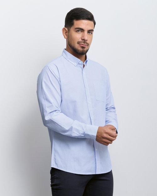 Camisa Hombre Piedro Celeste Dusk