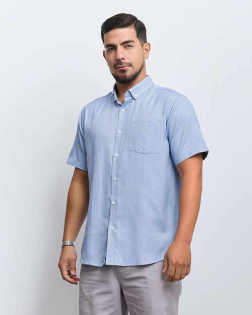 Camisa Hombre Ruben Azul Real