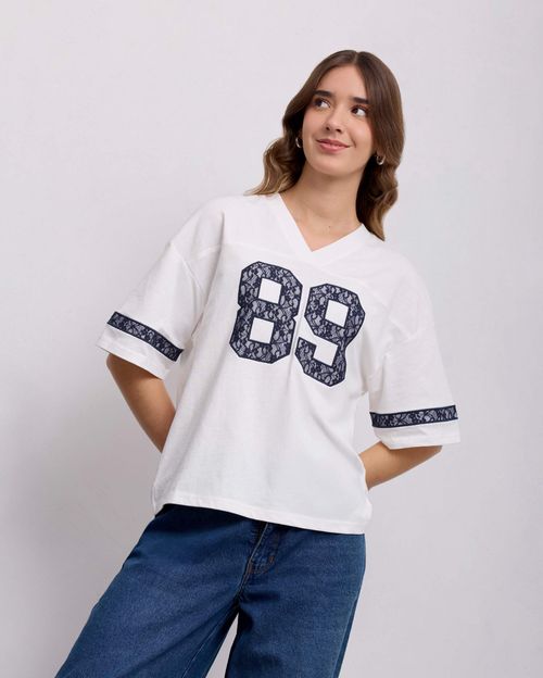 Polo Mujer Fleur Blanco Optico