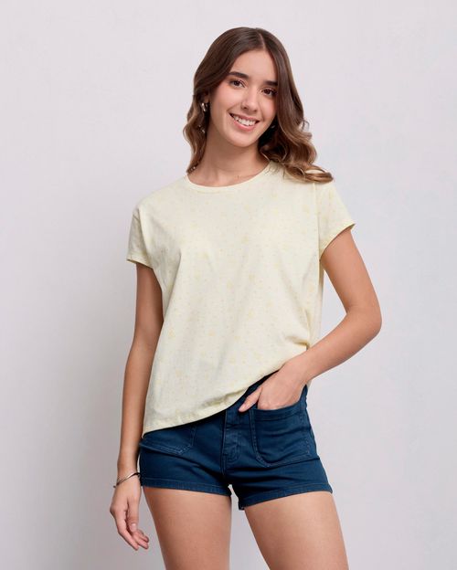 Polo Mujer Main Amarillo Agua