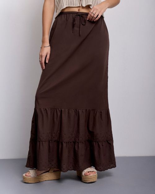 Falda Mujer Layali Marrón