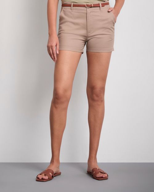 Short Mujer Maddyson Beige Oscuro