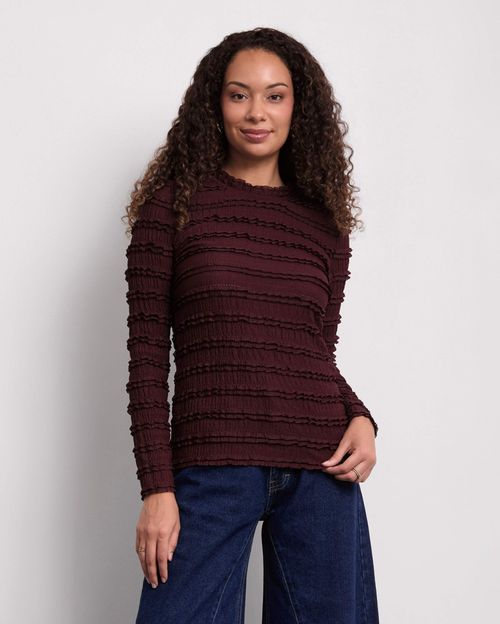 Polo Mujer Larisa Marron Chocolate