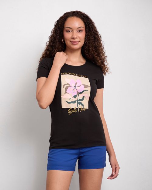 Polo Mujer Romina Negro New