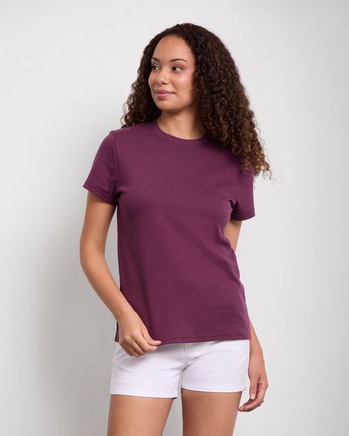Polo Mujer Isaura Morado Verengena