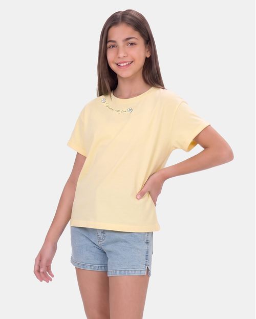 Polo Jovencita Marieta Amarillo Pastel
