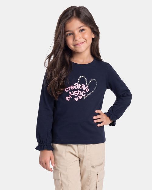 Polo Niña Mariamanda Azul Náutico