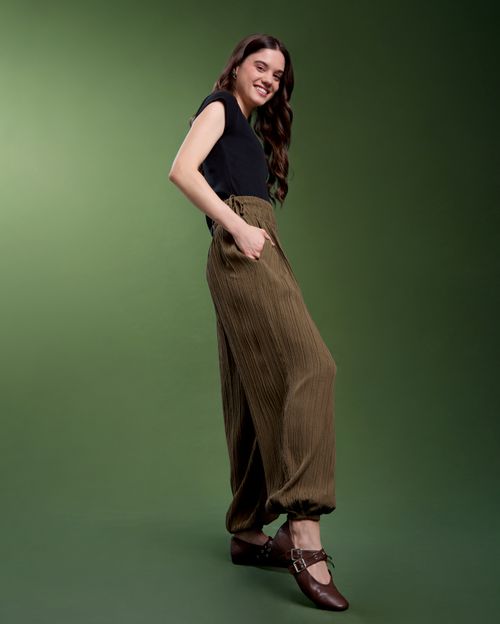 Pantalón Mujer Naomi Verde Olive