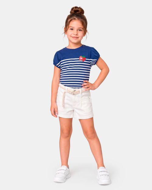 Polo Niña Ariana Azul Violeta