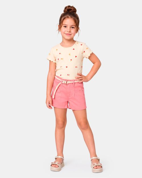 Polo Niña Arita D10 Crema Pastel
